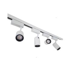 Trilho Eletrificado 2m + 6 Spot Led 7w 6000k Bivolt Branco - Delis