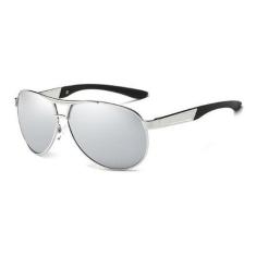 Óculos De Sol Hdcrafter Aviador Original Com Proteção Uv400, Cinza cla