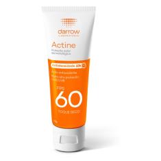 Protetor Solar Facial Sem Cor Actine FPS 60 com 40g Darrow 40g