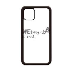Capa com citação Do One Thing at A Time and Do Well para iPhone 12 Pro Max para Apple Mini Mobile Case Shell