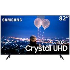 Smart TV Samsung 82&quot; Crystal UHD 4K UN82TU8000GXZD Borda Ultrafina Design Com Cabos Escondidos