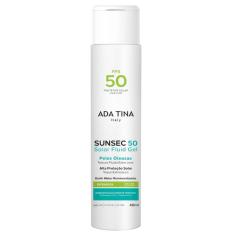 Ada Tina Sunsec Gel Protetor Solar Pele Oleosa Toque Extra Seco  Fps 50 40ml