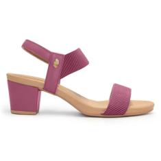 Sandália Usaflex Feminina Salto Bloco Groselha Y8204053 37