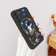 Astronaut Phone Case para Samsung Galaxy S22 S21 S20 FE S10 Note 20 10 Ultra Plus A72 A52 A32 A71 A51 A31 A21S Cover, black2, For S21Plus