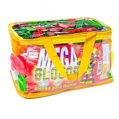 Brinquedo Bebê Peças Montar Blocos Montar Grande 120 Peças Carimbras