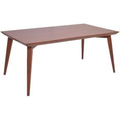 Mesa Elegance Em Madeira Maciça 180x100 Castanho