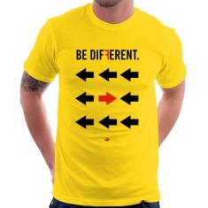 Camiseta Be Different - Foca na Moda, Amarelo, P