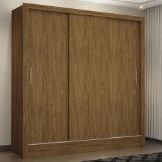Guarda Roupa Casal Fortaleza 3 Portas Carioca Móveis - Cinamomo