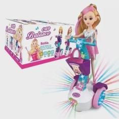 Boneca  No Hoverboard Musical  Movimentos Luzes Led. - DM TOYS