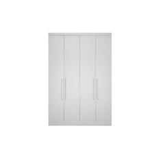 Modulado de Quarto Guarda Roupa c/ 4 Portas e 3 Gavetas Rizon/Linea Ne
