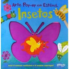 Arte Pop-Up Em Estencil - Insetos