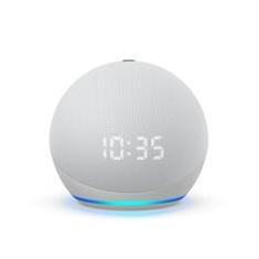 Echo Dot (4ª Geração) com Relógio e Alexa, Amazon Smart Speaker Branco - B084J4WP6J