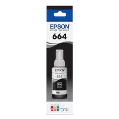 EPSON Garrafa preta de alta capacidade de tinta EcoTank 664 (T664120-S) Funciona com EcoTank ET-2500, ET-2550, ET-4500, ET-4550, ET-2600, ET-2650, ET-3600, ET-16500