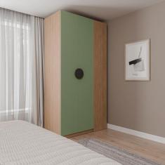 Guarda-roupa Modulado Joy Canto Cabecasa Madeiramadeira Verde
