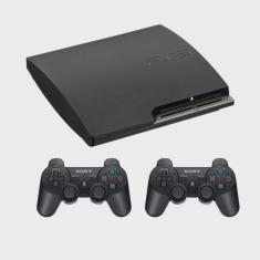 Sony Playstation 3 Slim 250gb 2 Controles Cor Charcoal Black