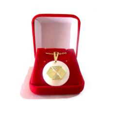 Colar Administração Adm No Acrílico Branco Com Caixinha