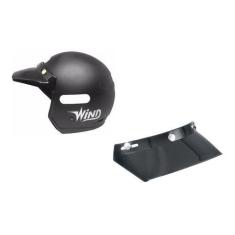 Pala (aba) Preta Capacete Taurus Wind Piruzinho Polivisor 