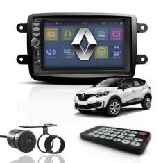 Kit Central Multimídia Universal Mp5 2 Din Bt Espelha Captur - First O