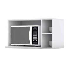 Armário Aéreo P/ Cozinha Americana Micro-ondas 80cm Branco - Henn