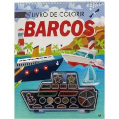 Livro - Incríveis Veículos - Livro de Colorir: Barcos