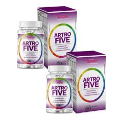 Kit Com 2 - Artrofive Colágeno Tipo 2 + Magnésio e Vitaminas 60 Capsul