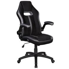 Cadeira Gamer Pelegrin PEL-3011 Preta e Cinza