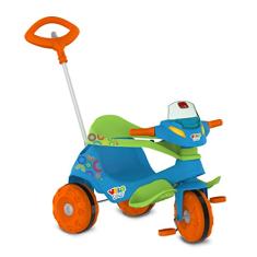 Triciclo Velobaby G2 Passeio & Pedal (Azul) Bandeirante