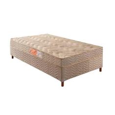 Cama Box Solteiro: Colchão Espuma D33 Paropas Pasquale + Base CRC Sued