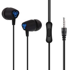 Fone de Ouvido P2 com Microfone OEX FN200 Preto e Azul-Unissex