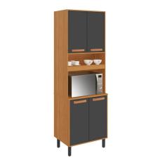 Paneleiro Itatiaia 4 Portas Grafite Nápoles