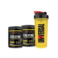 Creatina Monohidratada 400g + Coqueteleira 600ml - Universal-Unissex