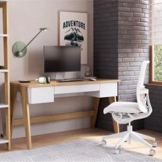 Escrivaninha Mesa Escritório 26106 Trend 3 Gavetas 150cm Hanover E Off