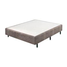 Base Box Somiê Casal 37x138x188cm Uni Ecoflex Marrom