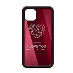 Capa Red Wine Dia dos Namorados Love You para iPhone 12 Pro Max para Apple Mini Mobile Case Shell