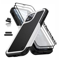 ymxdmd Capa resistente para Apple iPhone 11 Pro Max de 6,5 polegadas, 4 cantos com airbags [proteção contra quedas de 3,6 metros], capa antiderrapante texturizada com suporte à choque, carregamento