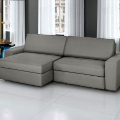Sofá Cosmos - Retrátil / Reclinável 280 Cm Cinza