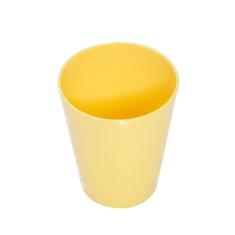 Copo Fresc Redondo 350ml Amarelo Claro Em Polipropileno Linha Tendência Vem