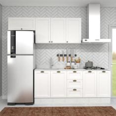 Cozinha Modulada Aurora 190cm Clássica Conjunto Provençal - Casa Lar S