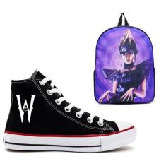 Tênis E Mochila Wandinha Addams Série Lançamento Netflix Volta As Aula