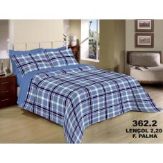 Jogo De Cama Casal Box Premium 3pçs Estampado Geométrico - Bertoche & 