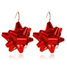 Yalice Brinco de Natal Jingle Bell, brincos com pingente de Natal, enfeite de Natal, bola, decoração de Natal para mulheres, presentes festivais, joias de festa de ano novo, Free Size, Liga de aço,