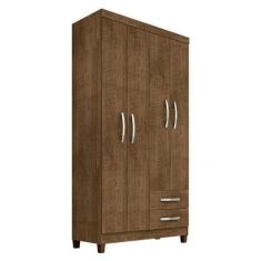 Guarda Roupa Solteiro Mogi 4 Portas Malbec - Incorplac - INCORPLAC MÓV