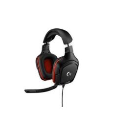 Headset Gamer Com Fio Logitech G332, drivers de áudio de 50 mm, P2, PC, PS4, Xbox One, Preto