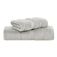 Jogo de Toalhas Buddemeyer Vision Dual Air Gigante Cinza 2 peças