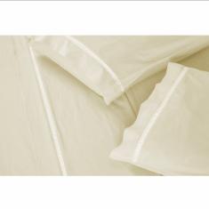 Jogo de Lençol Queen 400 Fios 4 Peças Ponto Palito Casa Dona