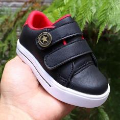 Tênis Casual Masculino De tiras autocolantes Com Brasão Menino - Blug 