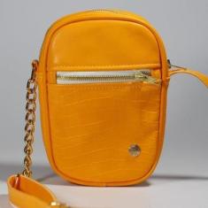 Bolsa Cristiane Mini Shoulder Alça Corrente Lavanda-Feminino