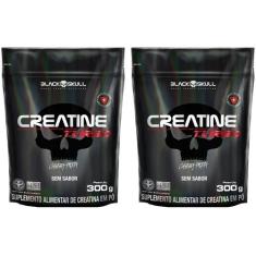 Creatina Mono-hidratada Black Skull Creatine Turbo - em Pó 300g sem Sa