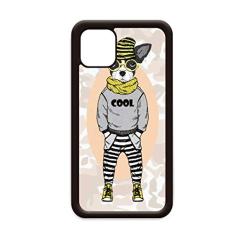 Roupas de cachorro em aquarela linda ilustração para iPhone 12 Pro Max capa para Apple Mini Mobile Case Shell