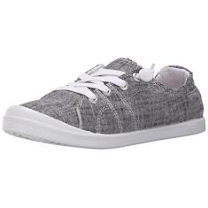 Roxy Tênis feminino Rory sem cadarço, Preto, 35